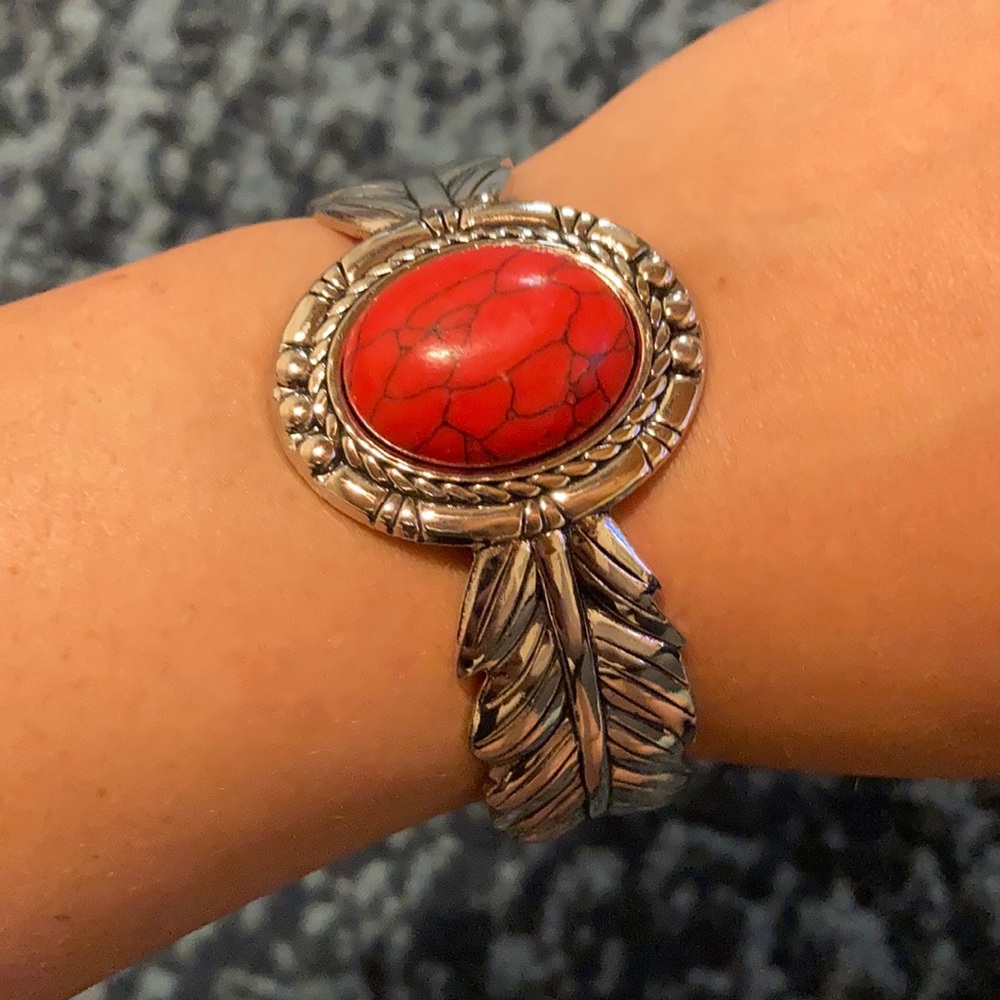 Western Wings Red Bracelet